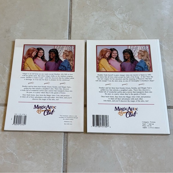 VTG MAGIC ATTIC CLUB 1996 Heather Takes the Reins and Viva Heather! 2 Books Set - Picture 2 of 7